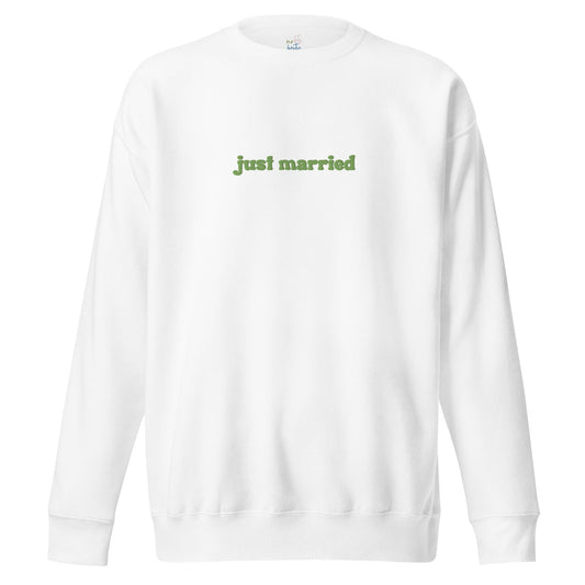 Just Married Sweatshirt